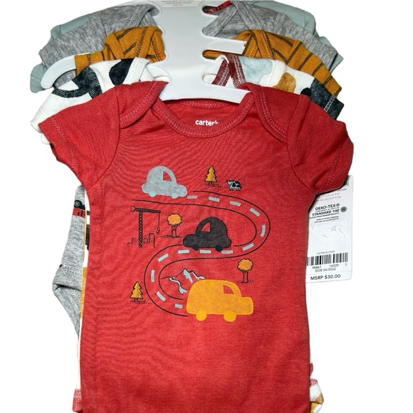 NEW* Carter’s Baby; Size Newborn; 4 Set Onesie - Picture 2 of 3